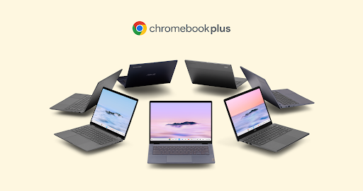 Google Brings the Chromebook Plus to the AI Laptop Party